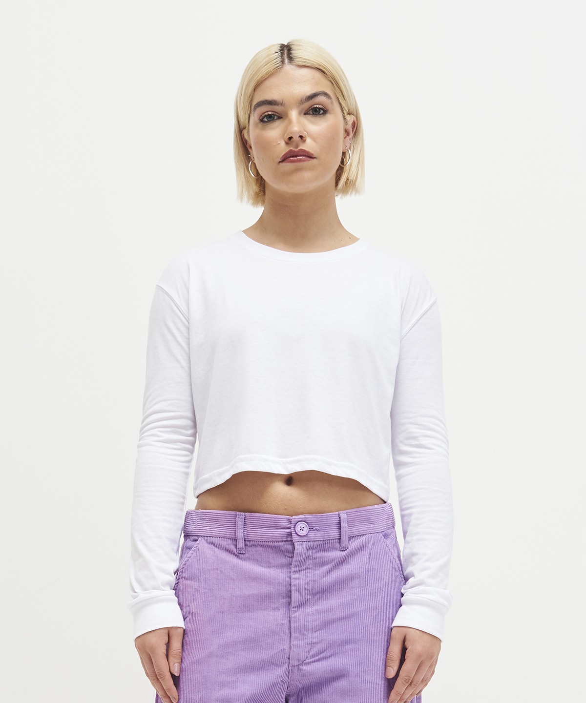 JT016_LS00_2025.jpg Women's long sleeve cropped T - Image 1