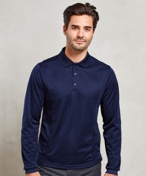 Long Sleeve Coolchecker Piqué Polo Shirt, Piqué Polo Shirt
